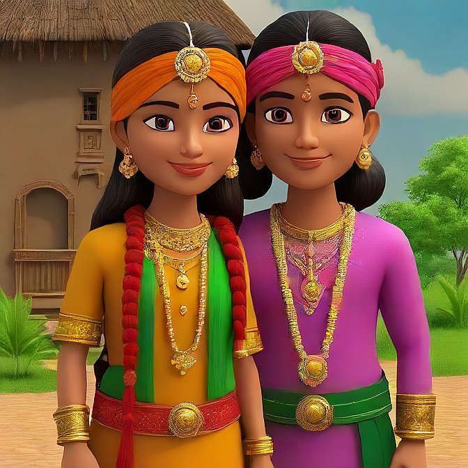 3D cartoon character art